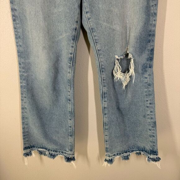 AG Adriano Goldschmied Kinsley High Rise Pop Crop Jeans  Button Fly Women’s 28 - Picture 4 of 11
